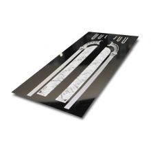 Free sample 304 4ftx8ft mirror etched stainless steel elevator decorative sheet price import from china