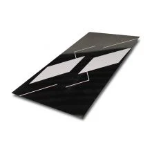 201 304 316 430 Art etching pattern stainless steel elevator cabin decorative sheet with mirror finishing