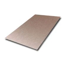 SS304 316 PVD rose gold color stainless steel plate aisi 2mm brush No.4 finished